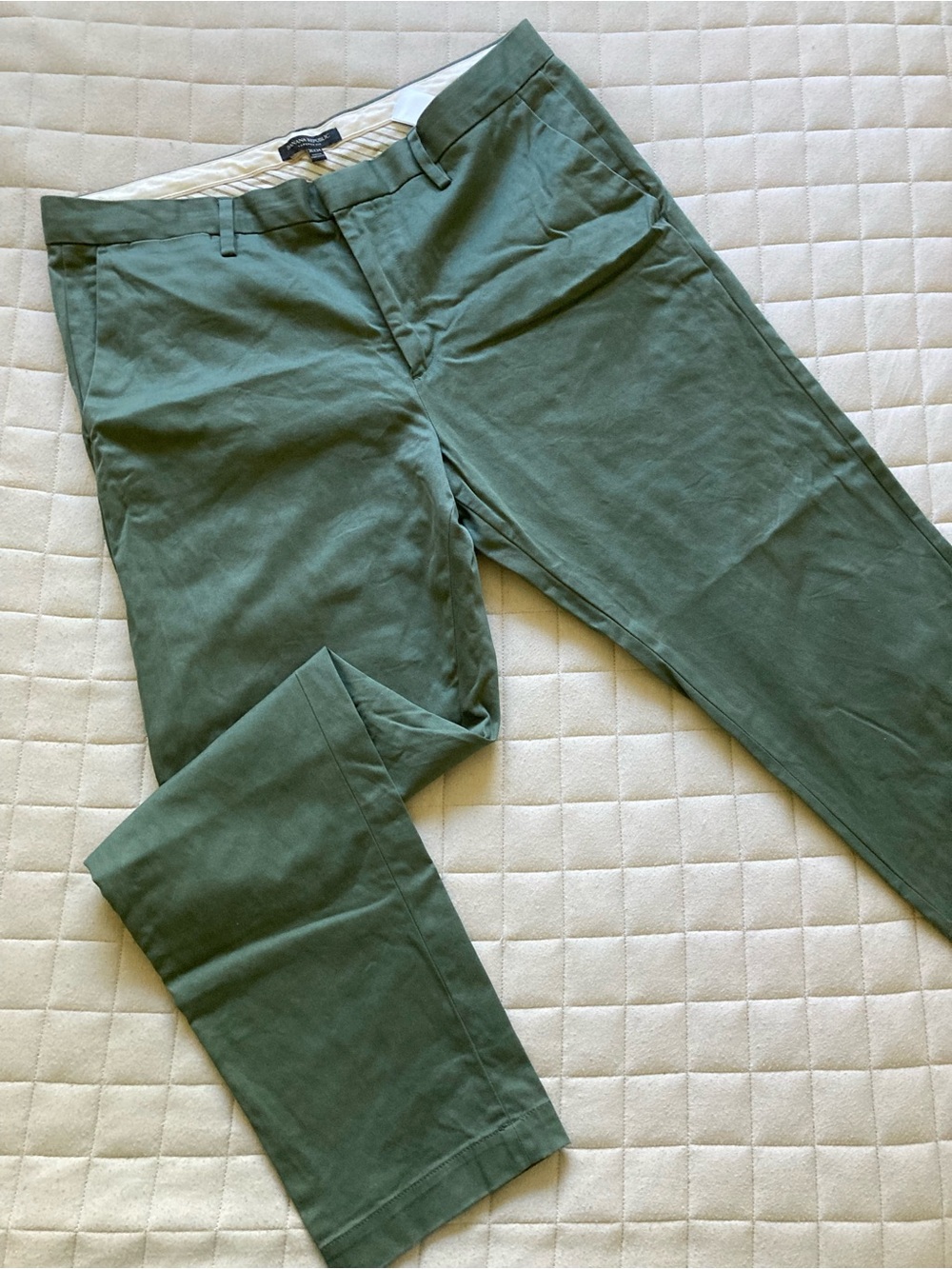 Banana Republic Men's Chino Pants - Olive Green 36x34